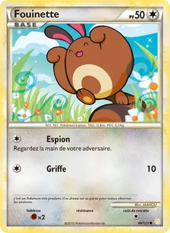 Fouinette, HeartGold SoulSilver, n° 80