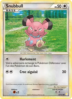 Snubbull, HeartGold SoulSilver, n° 82