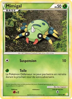 Mimigal, HeartGold SoulSilver, n° 83