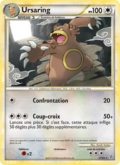 Ursaring, Déchaînement, n° 27