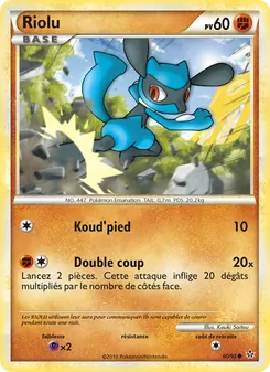 Riolu, Déchaînement, n° 60
