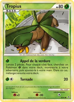 Tropius, Déchaînement, n° 66