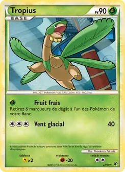 Tropius, Indomptable, n° 22
