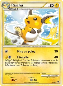Raichu, Indomptable, n° 33