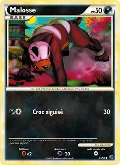 Malosse, Indomptable, n° 53