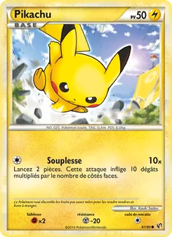 Pikachu, Indomptable, n° 61