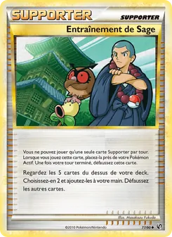 Entraînement de Sage, Indomptable, n° 77