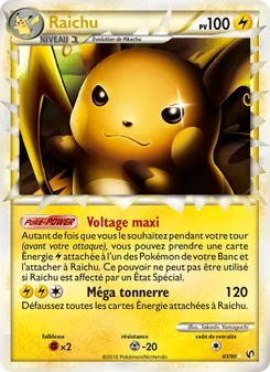 Raichu, Indomptable, n° 83