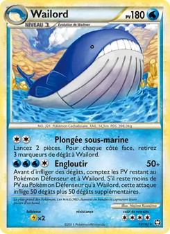 Wailord, Triomphant, n° 31