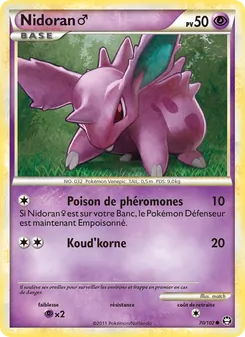 Nidoran♂, Triomphant, n° 70