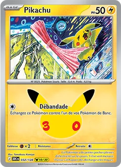 Pikachu, 30ᵉ Anniversaire, n° 032
