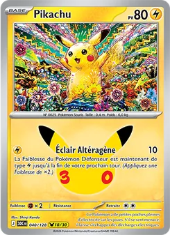 Pikachu, 30ᵉ Anniversaire, n° 040