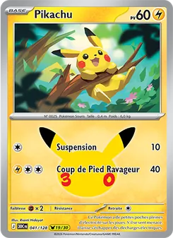 Pikachu, 30ᵉ Anniversaire, n° 041