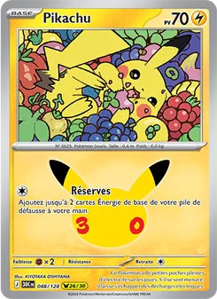 Pikachu, 30ᵉ Anniversaire, n° 048