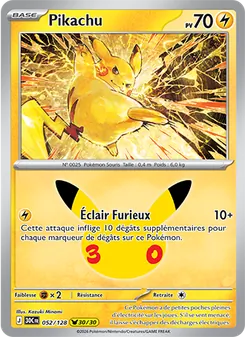 Pikachu, 30ᵉ Anniversaire, n° 052