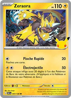 Zeraora, 30ᵉ Anniversaire, n° 057