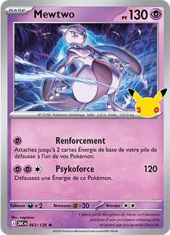 Mewtwo, 30ᵉ Anniversaire, n° 063