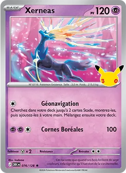 Xerneas, 30ᵉ Anniversaire, n° 076