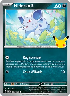 Nidoran♀, 30ᵉ Anniversaire, n° 087