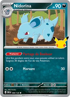 Nidorina, 30ᵉ Anniversaire, n° 088
