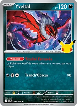 Yveltal, 30ᵉ Anniversaire, n° 100