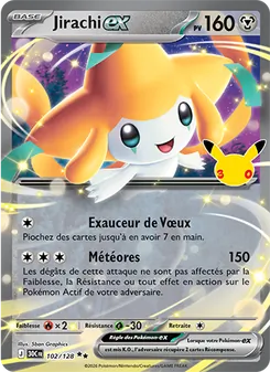 Jirachi-ex, 30ᵉ Anniversaire, n° 102