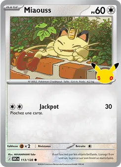 Miaouss, 30ᵉ Anniversaire, n° 113