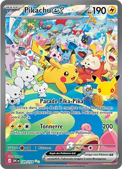 Pikachu-ex, 30ᵉ Anniversaire, n° 149