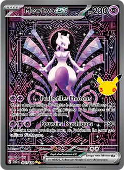 Mewtwo-ex, 30ᵉ Anniversaire, n° 151