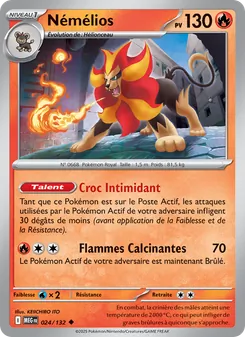 Némélios, Méga-Évolution, n° 024