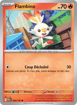 Flambino, Méga-Évolution, n° 026