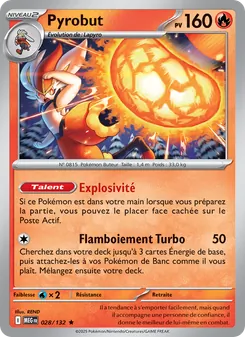 Pyrobut, Méga-Évolution, n° 028