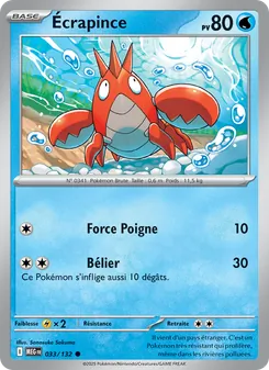 Écrapince, Méga-Évolution, n° 033