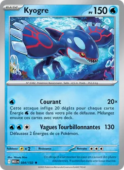 Kyogre, Méga-Évolution, n° 034