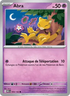 Abra, Méga-Évolution, n° 054