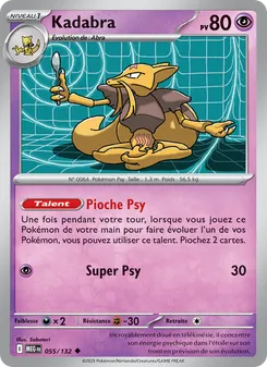 Kadabra, Méga-Évolution, n° 055