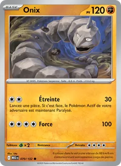Onix, Méga-Évolution, n° 070