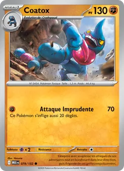 Coatox, Méga-Évolution, n° 079