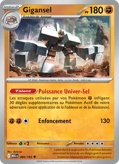 Gigansel, Méga-Évolution, n° 084