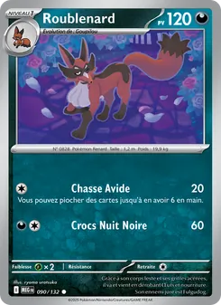 Roublenard, Méga-Évolution, n° 090