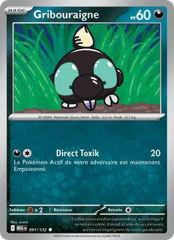 Gribouraigne, Méga-Évolution, n° 091