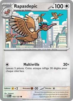 Rapasdepic, Méga-Évolution, n° 103