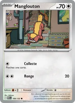 Manglouton, Méga-Évolution, n° 109