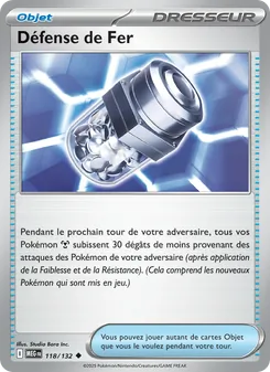 Défense de Fer, Méga-Évolution, n° 118