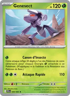 Genesect, Flammes Fantasmagoriques, n° 008