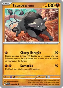 Tauros de Paldea, Flammes Fantasmagoriques, n° 048