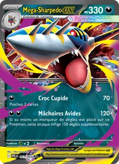 Méga-Sharpedo-ex, Flammes Fantasmagoriques, n° 061