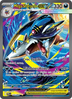 Méga-Sharpedo-ex, Flammes Fantasmagoriques, n° 127