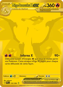 Méga-Dracaufeu X-ex, Flammes Fantasmagoriques, n° 130