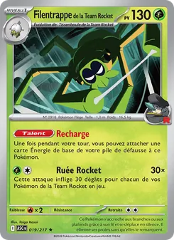 Filentrappe de la Team Rocket, Héros Transcendants, n° 019